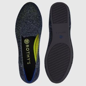 EUC Rothy’s Metallic Lattice Stitch Loafer